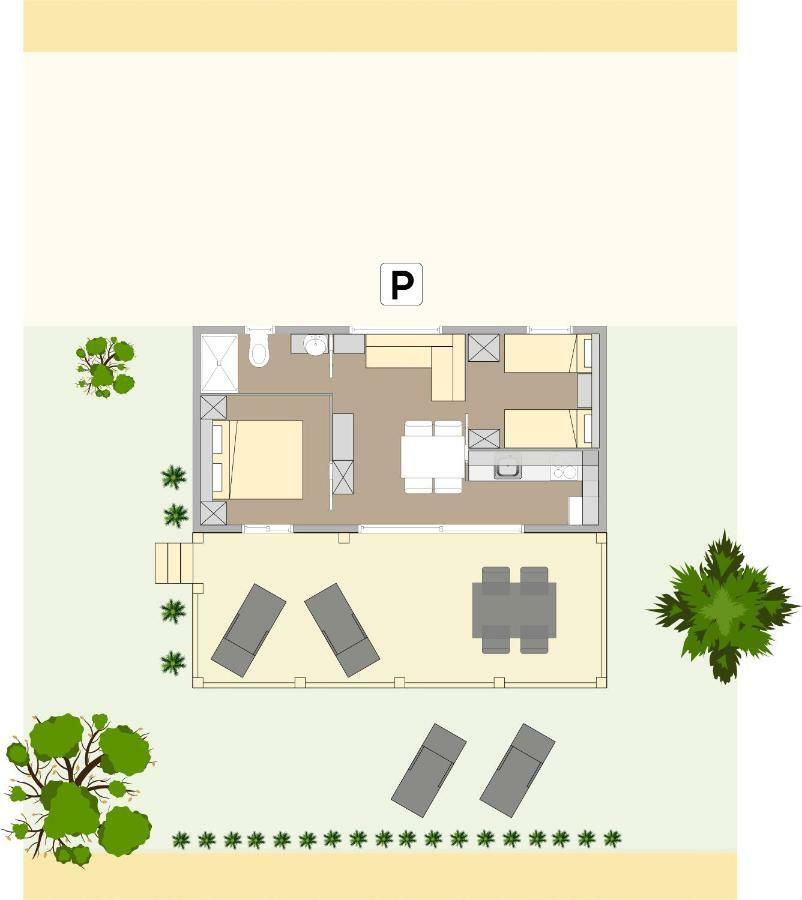 Adrijela Mobile Home Jezera Zewnętrze zdjęcie